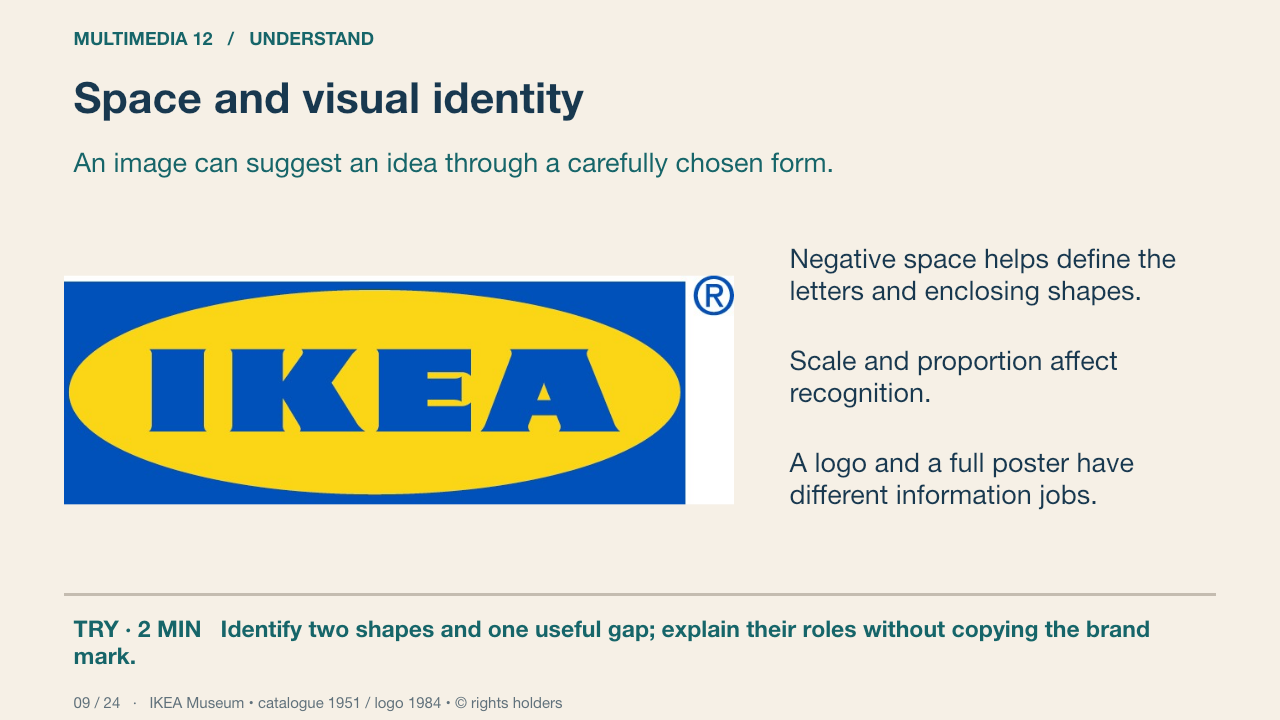 Space and visual identity