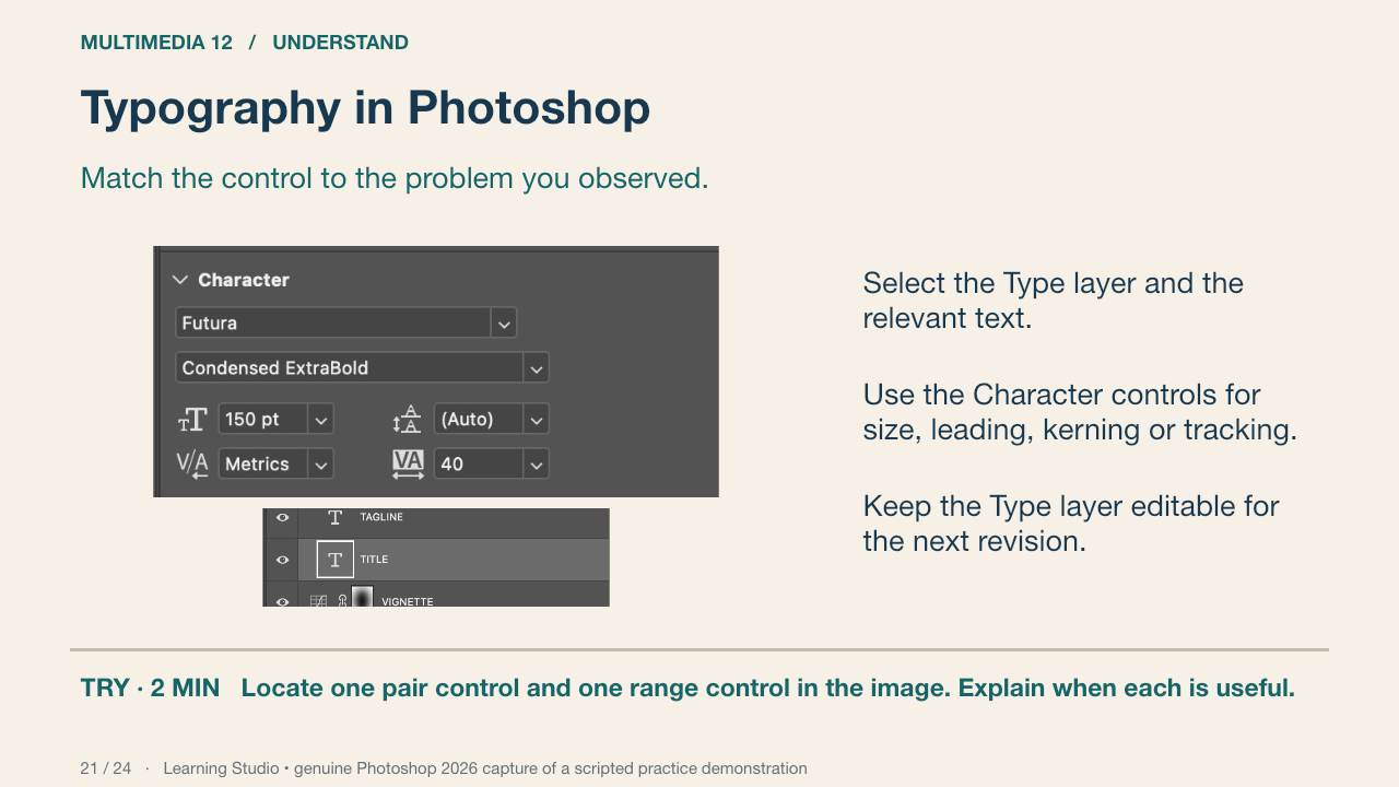 Typography in Photoshop