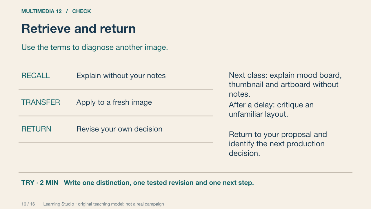 Retrieve and return