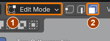 Edit Mode and Face Select