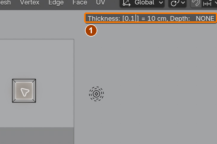 Inset thickness 0.1 m