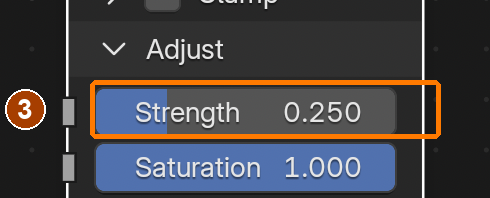 Glare: Bloom, Threshold 1.6, Strength .25, Size .5. · Strength 0.25.