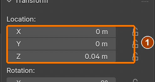 Distant snow Location, applied Scale and Dimensions 10000 × 10000 m · Location.