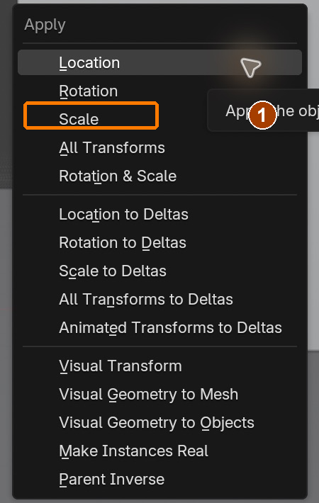 Apply menu: Scale.