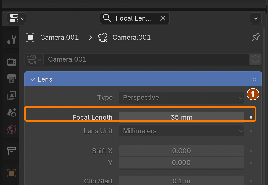 Changed-condition practice: compare the 35 mm view with the longer lens while keeping the cottage framing. These are practice values, not director-card answers.