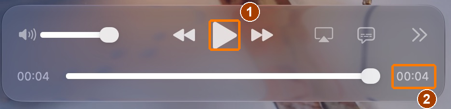 Watch the exported MP4 from start to end. This actual QuickTime test reached 00:04; frame sheets complement playback.