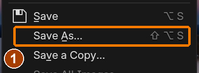 Save As in the render Image menu saves the actual rendered pixels.