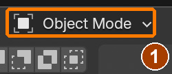 Object Mode is active after Tab. Orbit with the view gizmo; the selected roof remains seated.