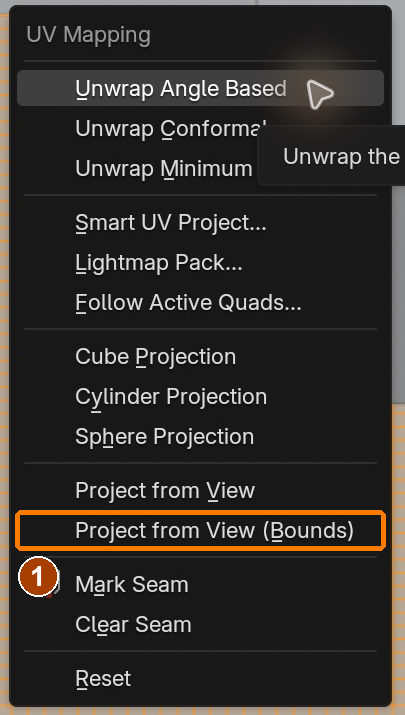 Top Orthographic Edit Mode > U > Project from View (Bounds)