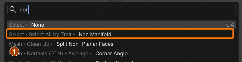 Search non and select Non Manifold to select only the outer perimeter.