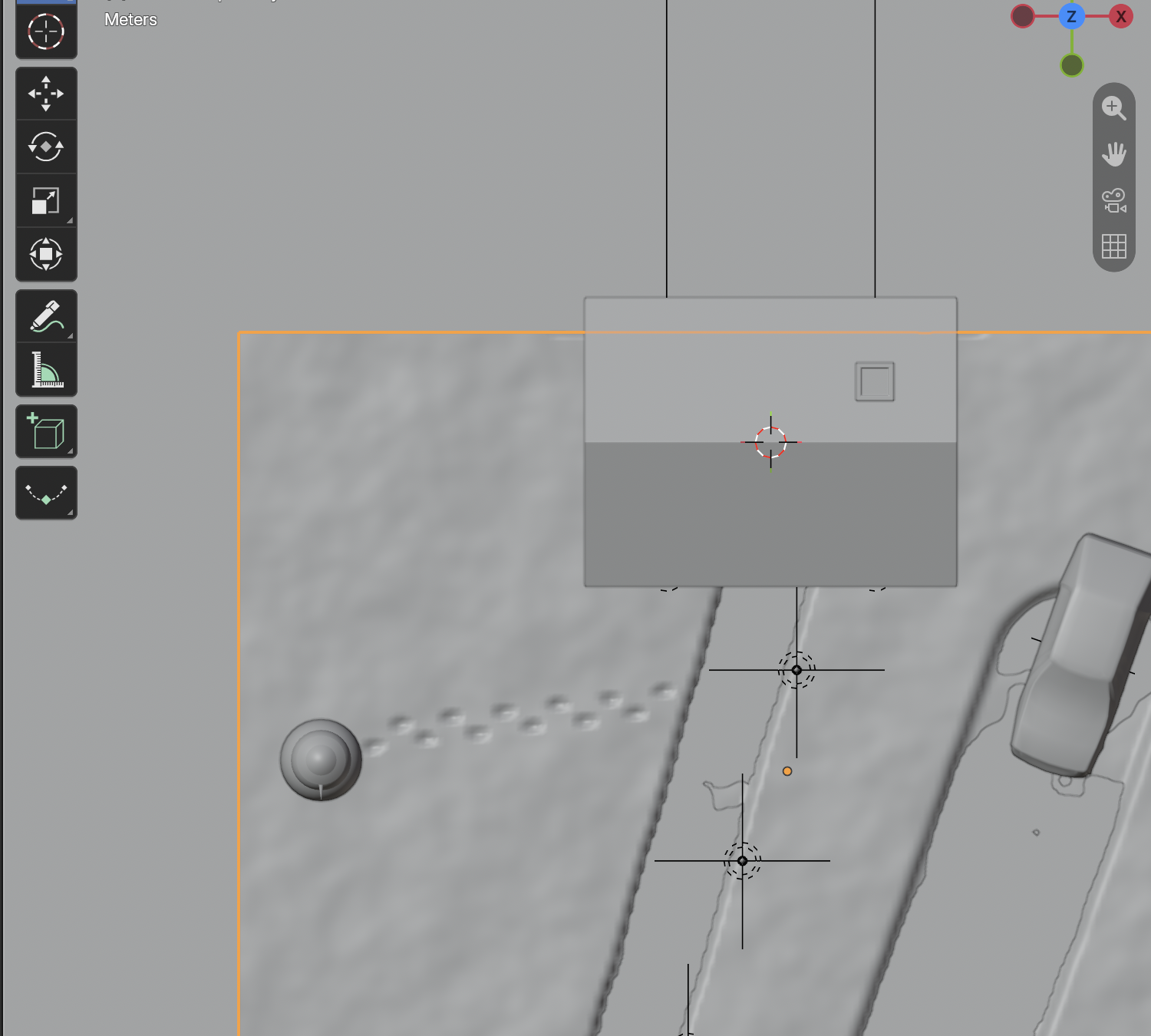 Choosing UV uses the painted yard layout once, with the intended paths and twelve prints.