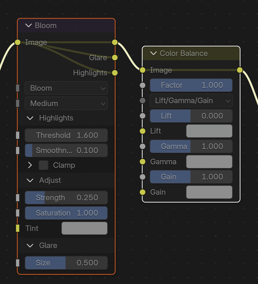 I selected both nodes and muted them. Each has its own bypass wire. Rerendering the same frame then produced a valid comparison.