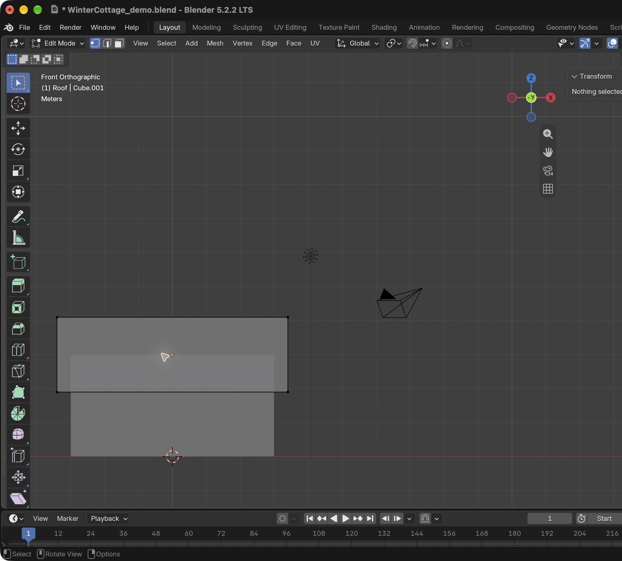 Result in the native demonstration. Check the selected object, state and values against this view.