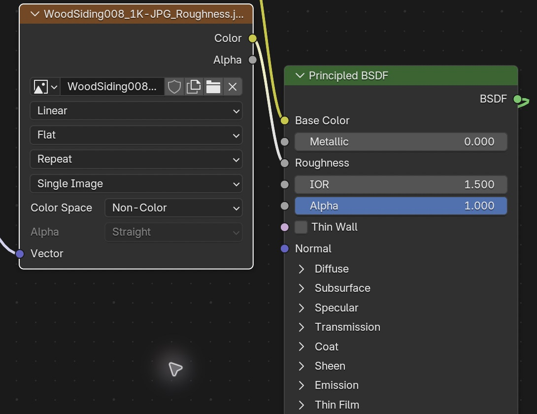 Result in the native demonstration. Check the selected object, state and values against this view.