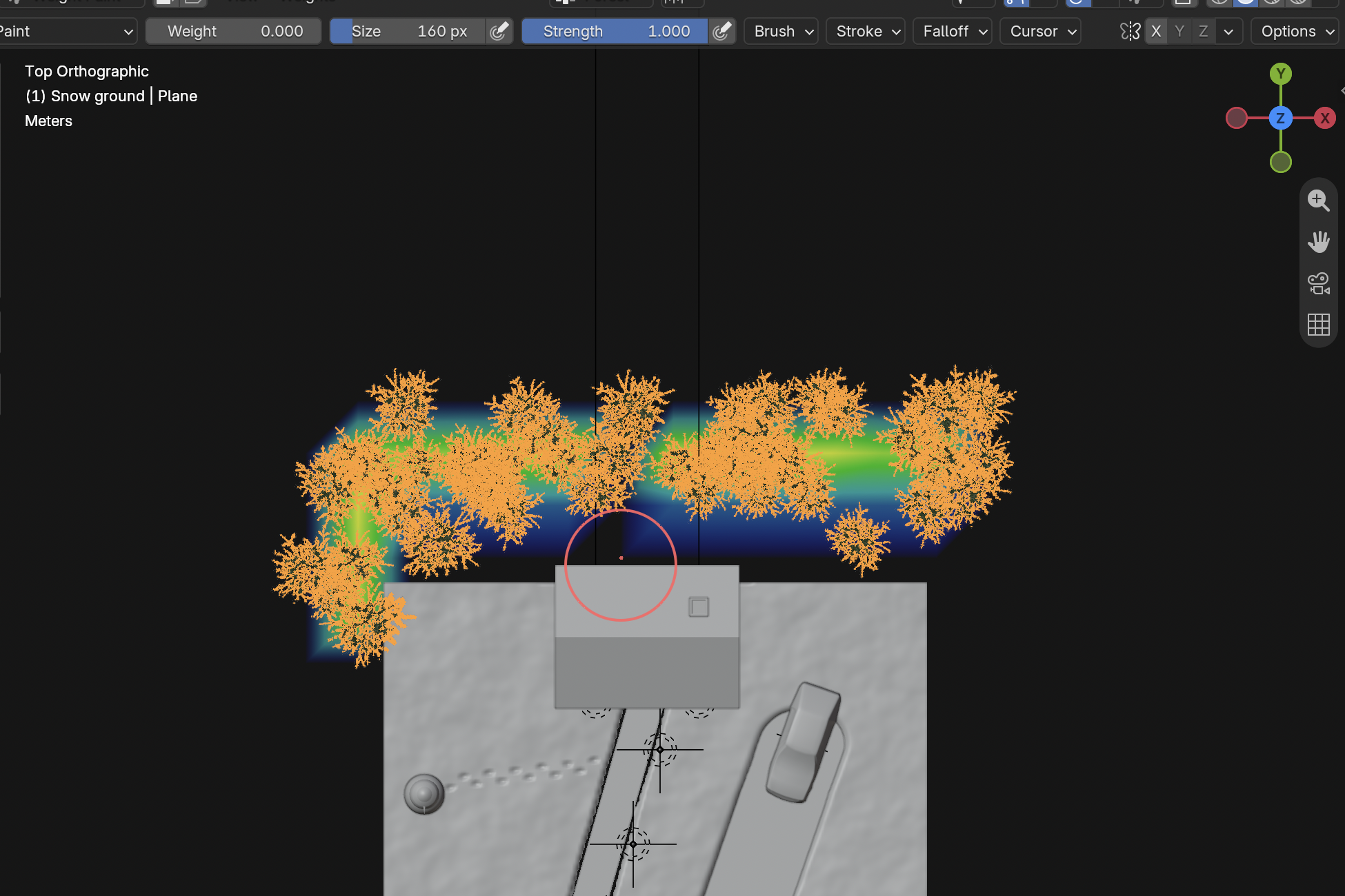 Result in the native demonstration. Check the selected object, state and values against this view.