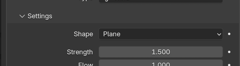 Result in the native demonstration. Check the selected object, state and values against this view.