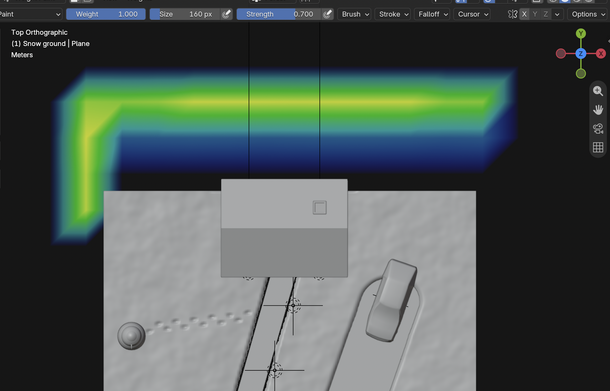Result in the native demonstration. Check the selected object, state and values against this view.