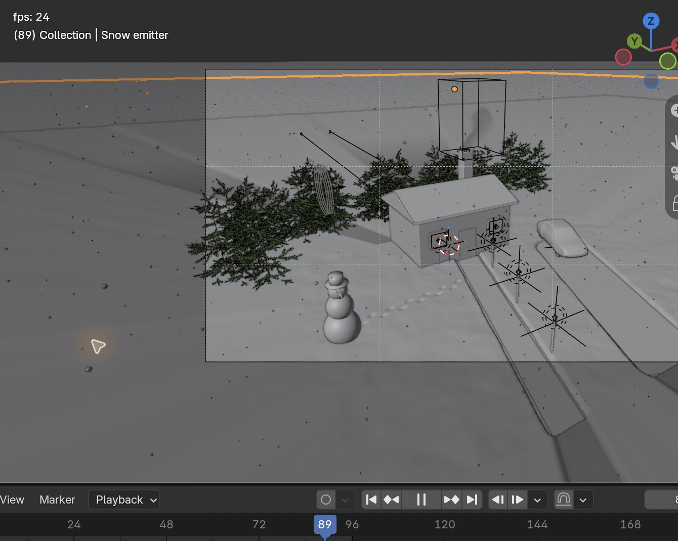 Result in the native demonstration. Check the selected object, state and values against this view.
