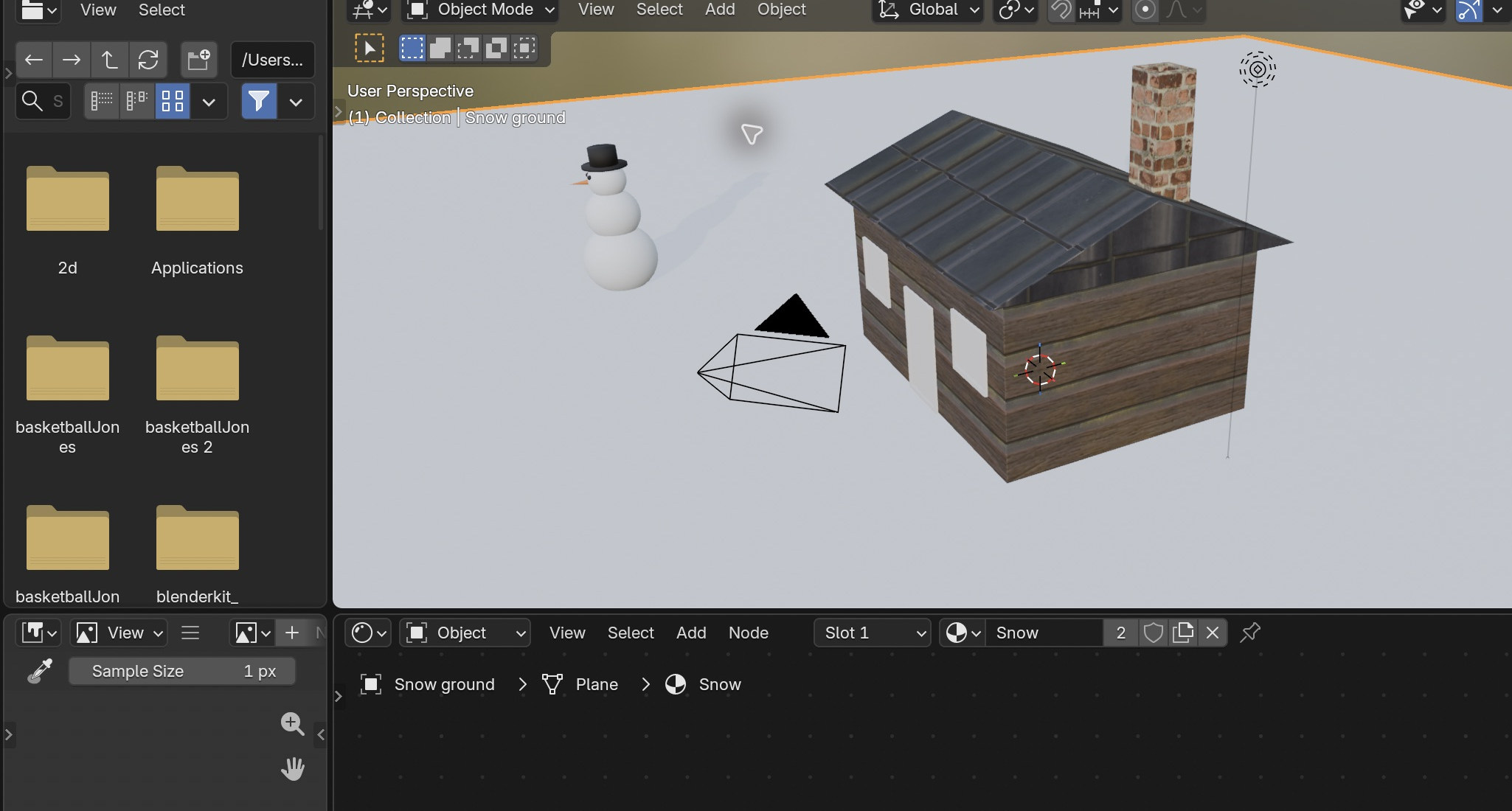 Result in the native demonstration. Check the selected object, state and values against this view.