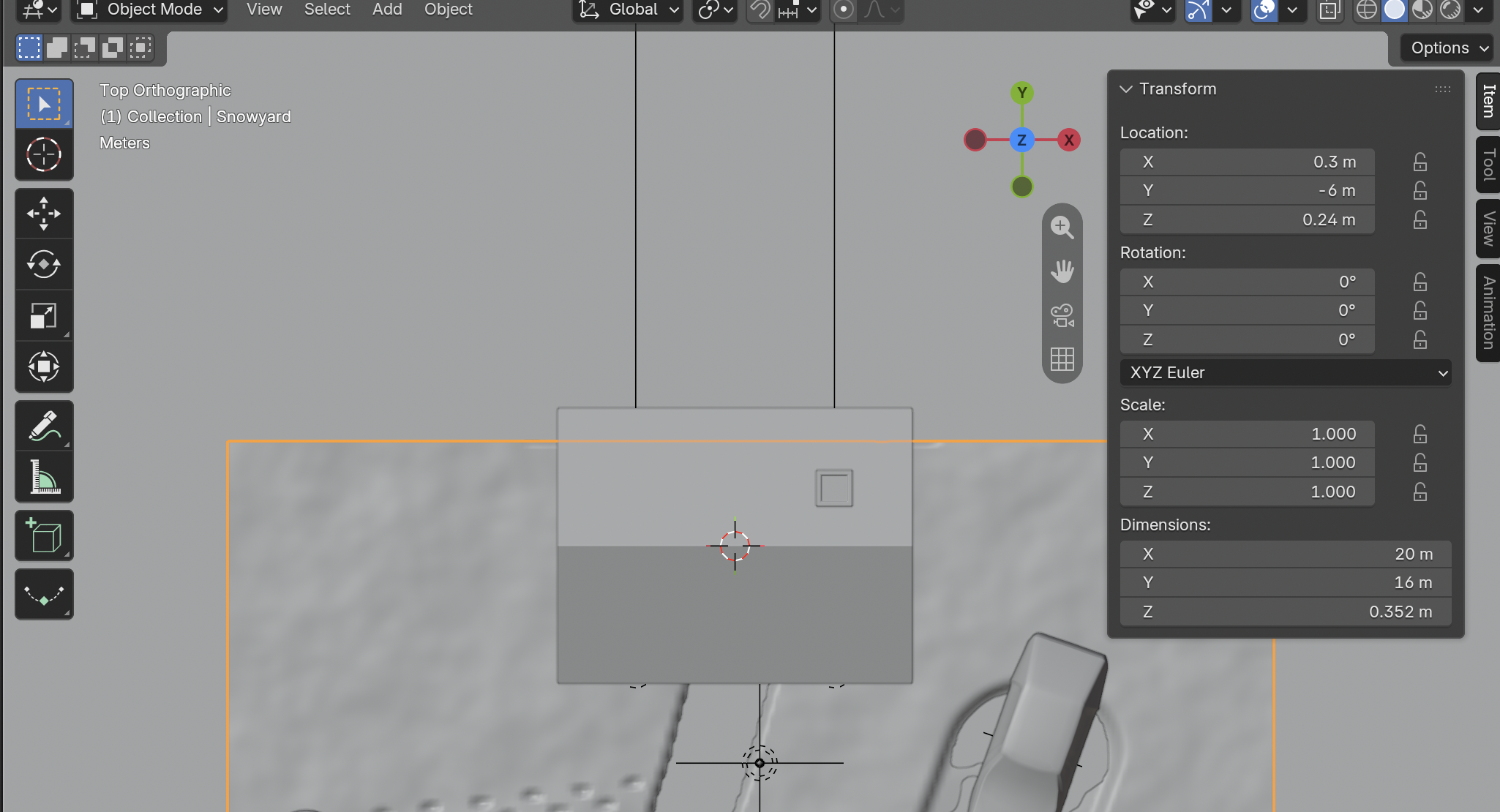 Result in the native demonstration. Check the selected object, state and values against this view.