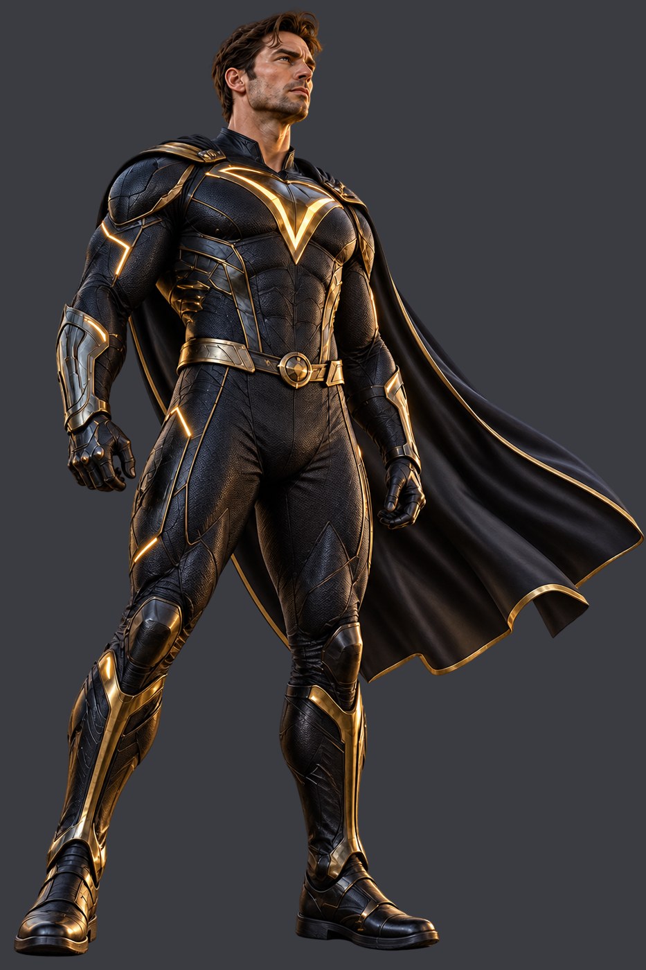 The class hero before any lighting: soft, even light. That is ideal for relighting, because you add every highlight on purpose.