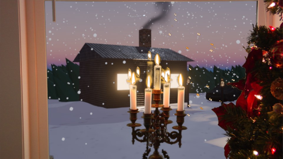 No Stabilize 2D: the view stays the same size while the window grows.